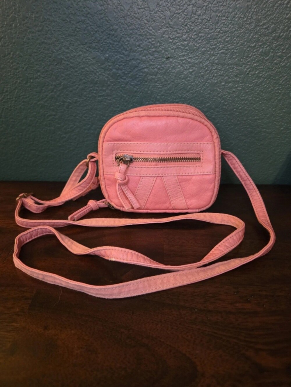 Joe Boxer Pink Crossbody Wallet Mini Bag